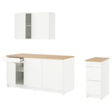 KNOXHULT Kitchen, white, 117x24x88 "