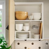 KNOXHULT Wall cabinet with door, oak effect, 24x12x30 "
