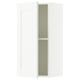 KNOXHULT Wall cabinet with door, white frame, 15x12x30 "