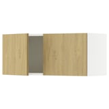 KNOXHULT Wall cabinet with doors, oak effect, 30x12x12 1/2 "