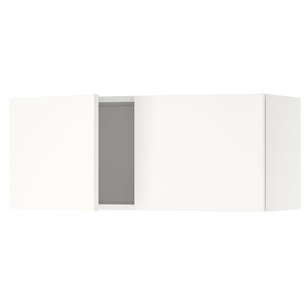 KNOXHULT Wall cabinet with doors, white, 30x12x12 1/2 "