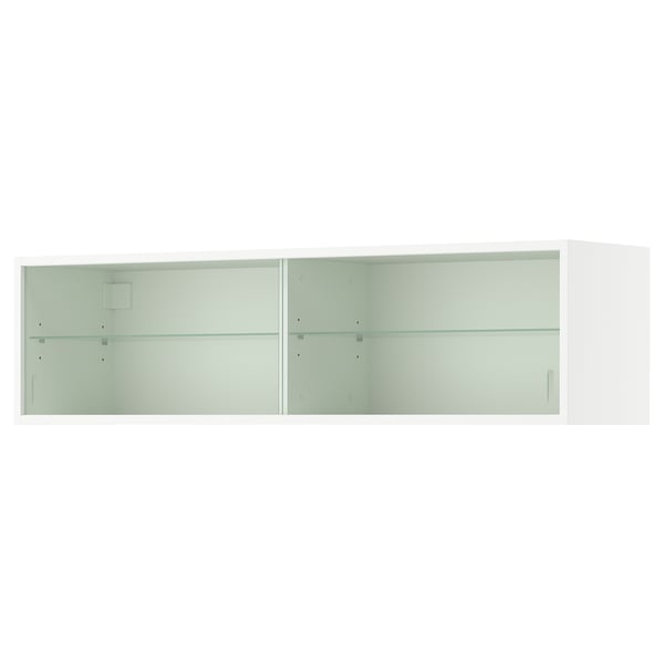 KNOXHULT Wall cabinet with sliding doors, white, 48x11 3/8x12 1/2 "