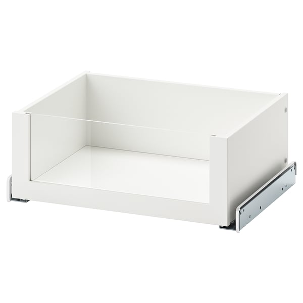 KOMPLEMENT Drawer with glass front white IKEA