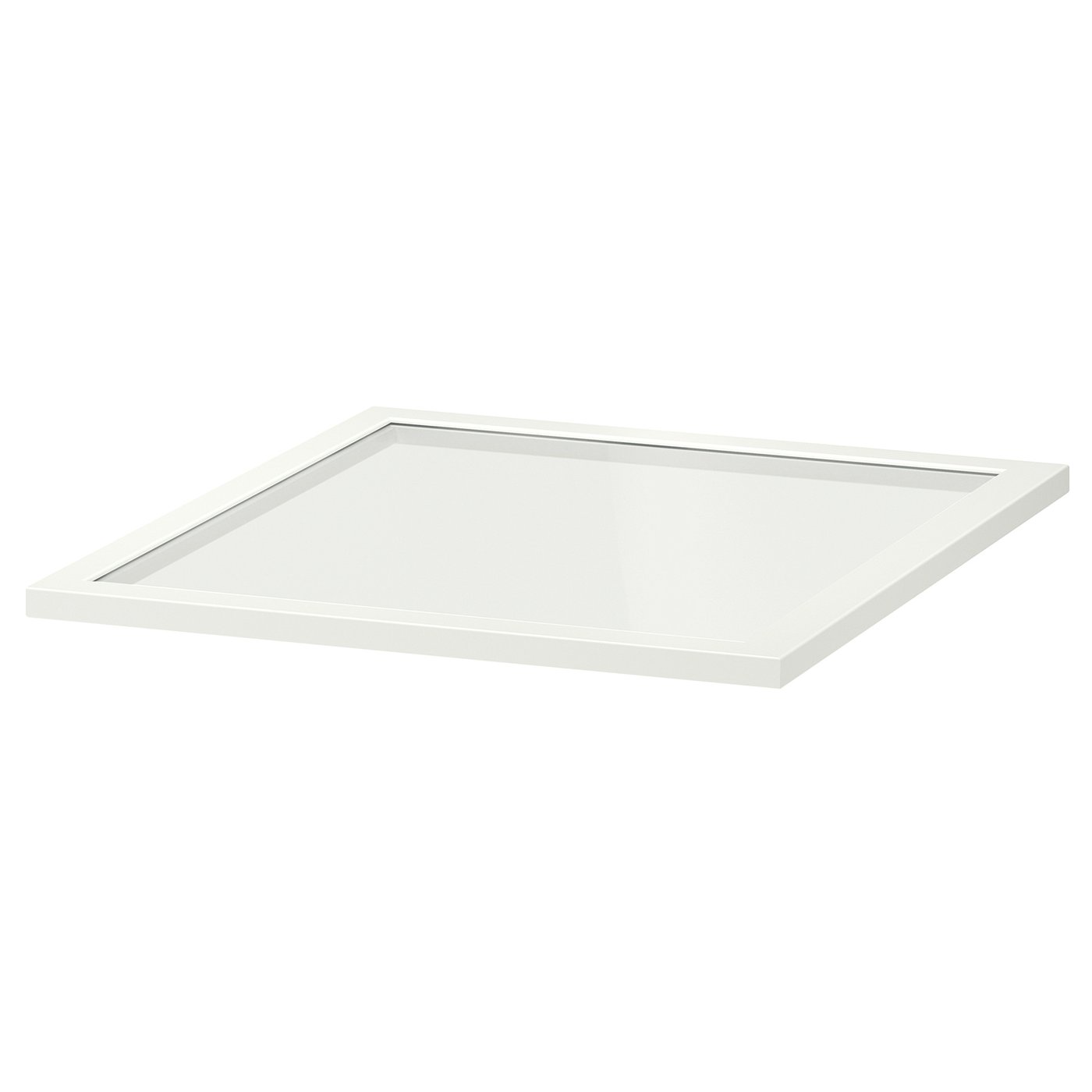 KOMPLEMENT glass shelf, white, 50x58 cm (195/8x227/8") IKEA CA