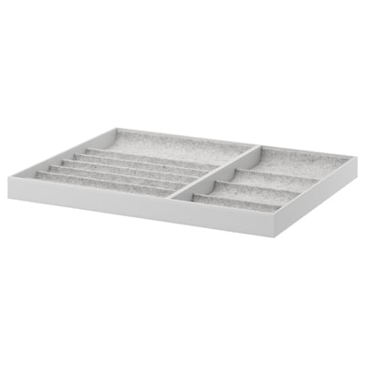 KOMPLEMENT Insert for pull-out tray, light gray, 29 1/2x22 7/8 "