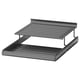 KOMPLEMENT Pull-out shoe shelf, dark gray, 19 5/8x22 7/8 "