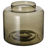 KONSTFULL Vase, green-brown, 6 ¼ "