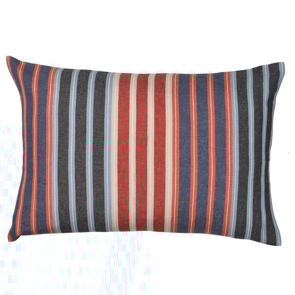 KORALLBUSKE Cushion cover, dark blue/red, 16x23 "