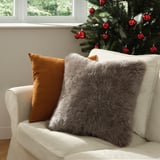 KRÅKKRASSING Cushion cover, light brown, 20x20 "
