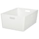 KUGGIS Box, white, 14 ½x21 ¼x8 ¼ "