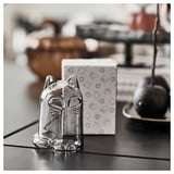 KUSTFYR Decoration, cat dark gray, 4 ¾ "