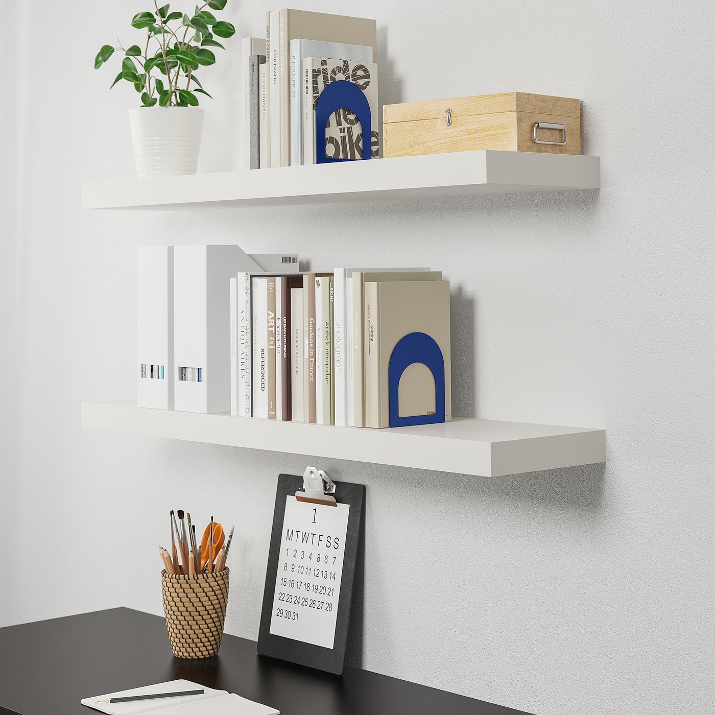LACK Wall shelf, white, 431/4x101/4 