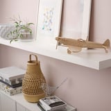 LACK Wall shelf, white, 74 3/4x10 1/4 "