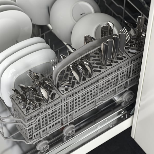 LAGAN Built-in dishwasher, white, 24 "
