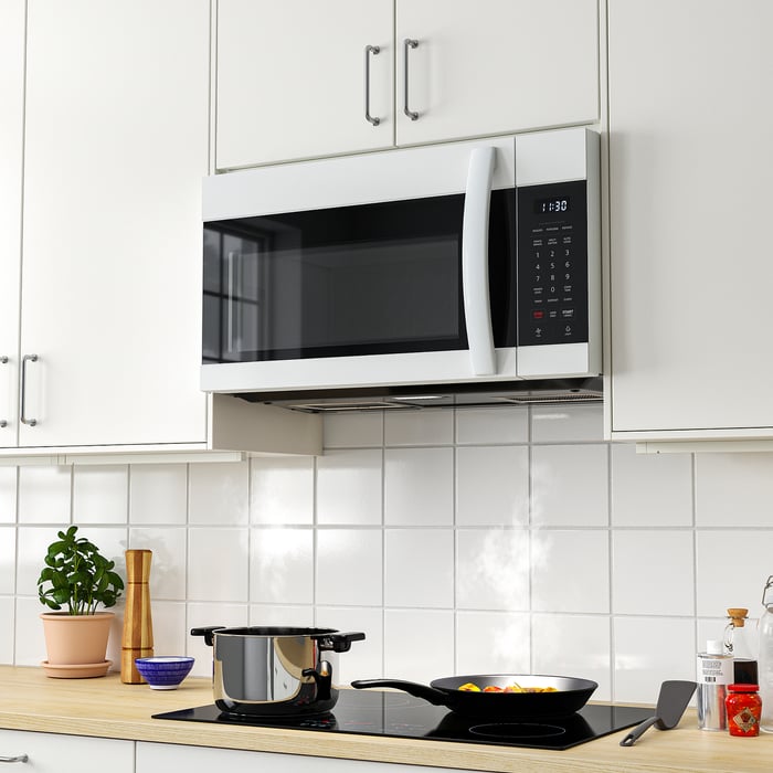 Cool White Microwave Over The Range Pictures