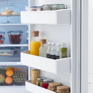 LAGAN Top-freezer refrigerator - white - IKEA