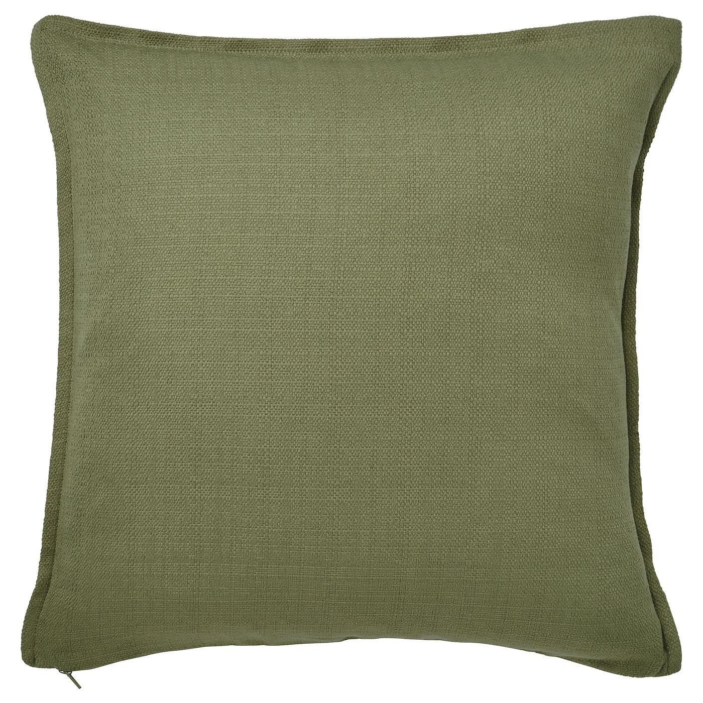 LAGERPOPPEL cushion cover, gray-green, 50x50 cm (20x20