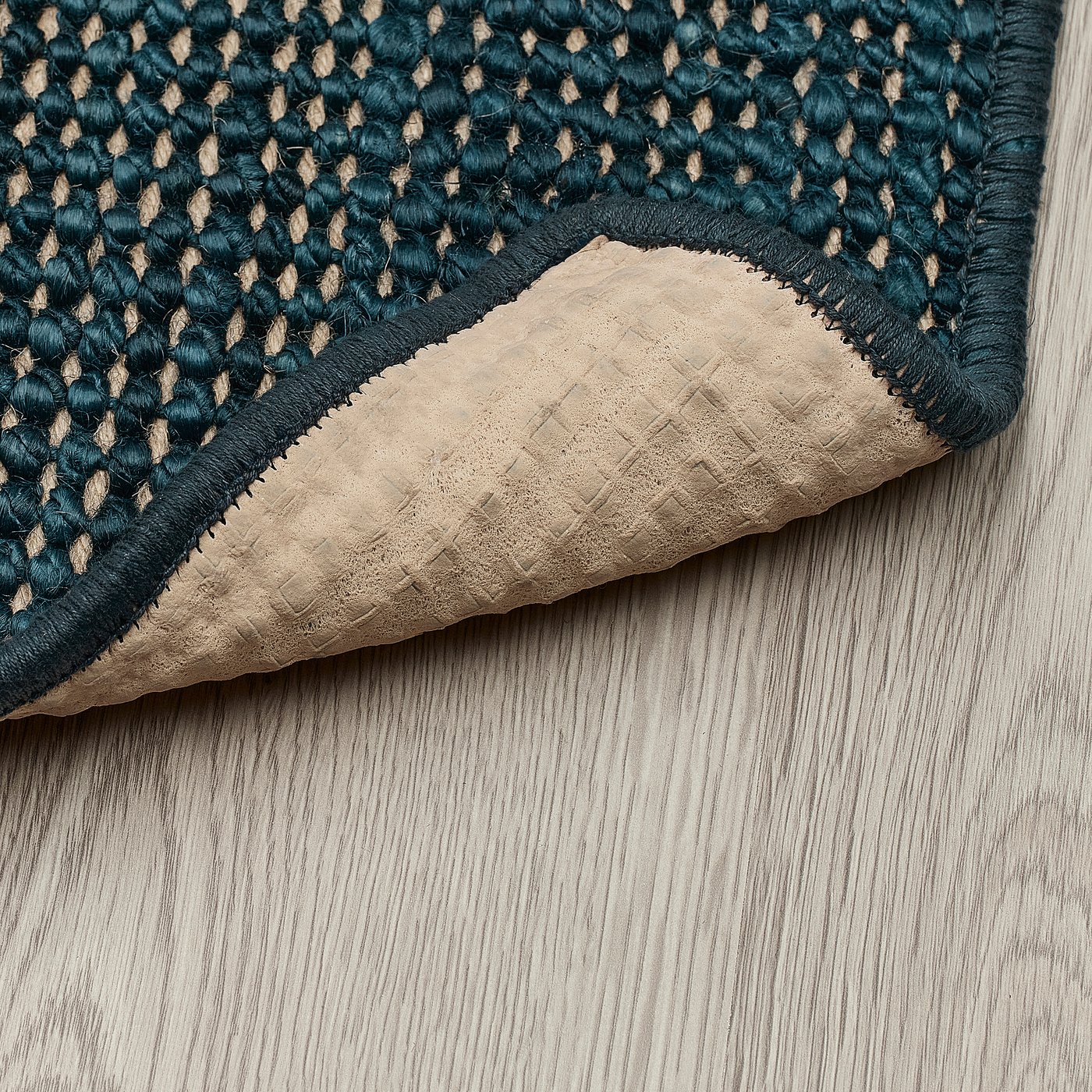 LANDBANA door mat, dark blue, 60x90 cm (2'0