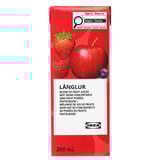 LÅNGLUR Fruit smoothie, red/added vitamin C, 7 oz