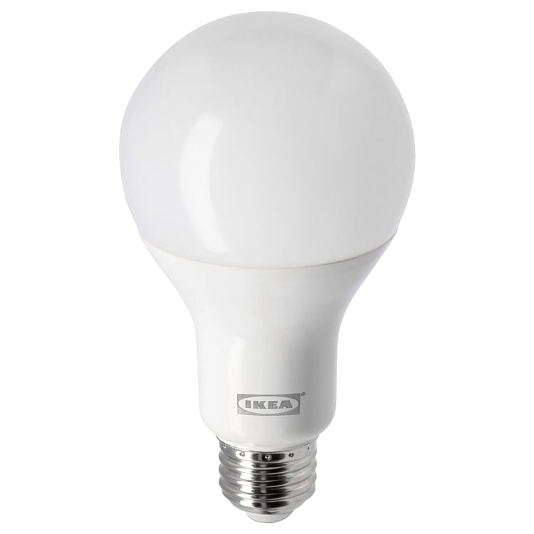 LEDARE LED bulb E26 1100 lumen, warm dimming/globe opal white, 2700 K