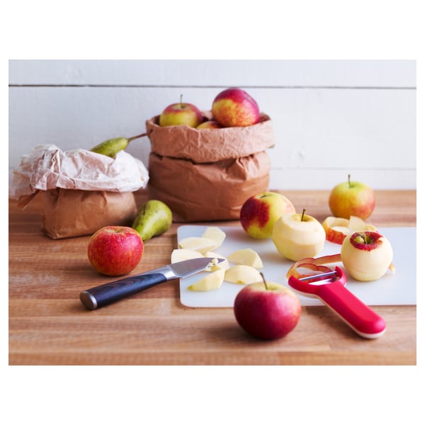 LEGITIM Chopping board, white, 13 ½x9 ½ "