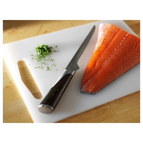 LEGITIM Chopping board, white, 13 ½x9 ½ "