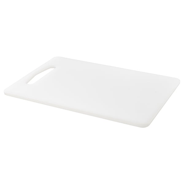LEGITIM Chopping board, white, 13 ½x9 ½ "
