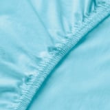 LEN Fitted sheet, blue, 38x61 "