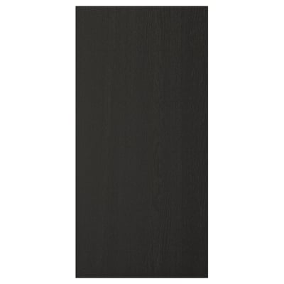 LERHYTTAN Cover panel, black stained, 15x31 3/4 "