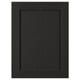 LERHYTTAN Door, black stained, 15x20 "