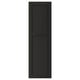 LERHYTTAN Door, black stained, 15x50 "