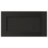 LERHYTTAN Drawer front, black stained, 18x10 "