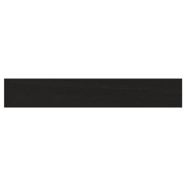 LERHYTTAN Drawer front, black stained, 30x5 "