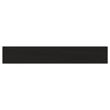 LERHYTTAN Drawer front, black stained, 30x5 "