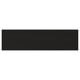 LERHYTTAN Drawer front, black stained, 18x5 "