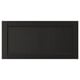 Option: LERHYTTAN Drawer front, black stained, 30x15 "