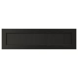 LERHYTTAN Drawer front, black stained, 36x10 "