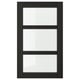 Option: LERHYTTAN Glass door, black stained, 18x30 "