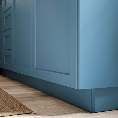 LERHYTTAN Toe kick, blue, 84x4 1/2 "