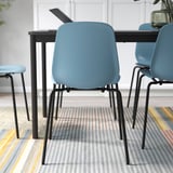 LIDÅS Chair, blue/Sefast black