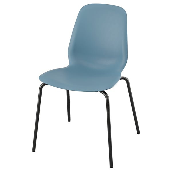 LIDÅS Chair, blue/Sefast black