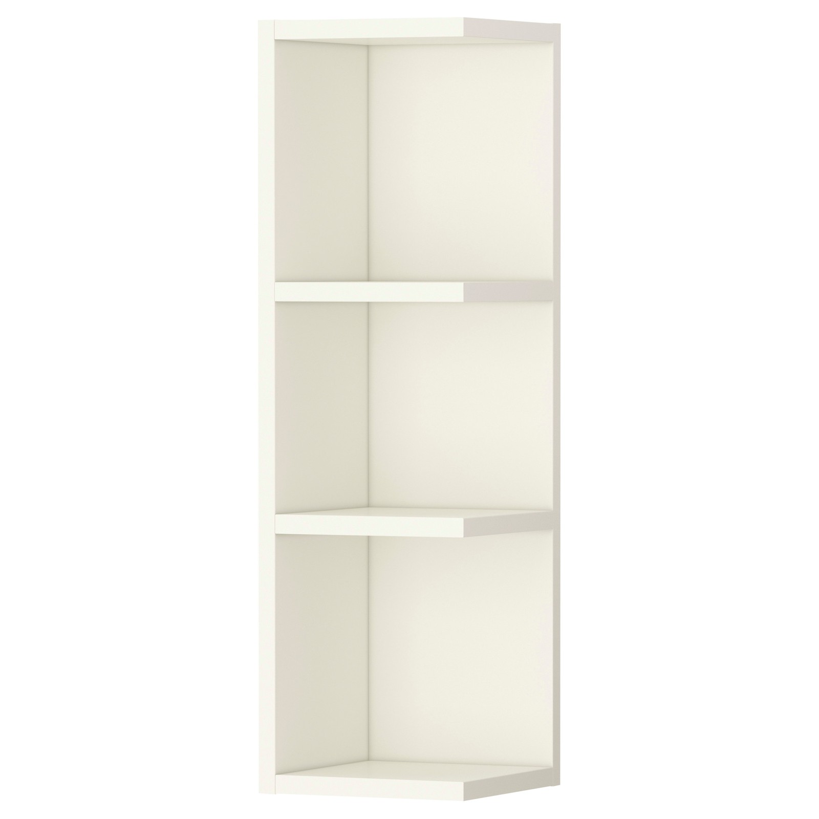 LILLÅNGEN End unit, white, 71/2x71/2x251/4