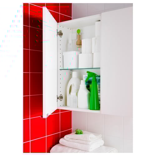 LILLÅNGEN Wall cabinet, white, 153/4x81/4x251/4" (40x21x64 ...