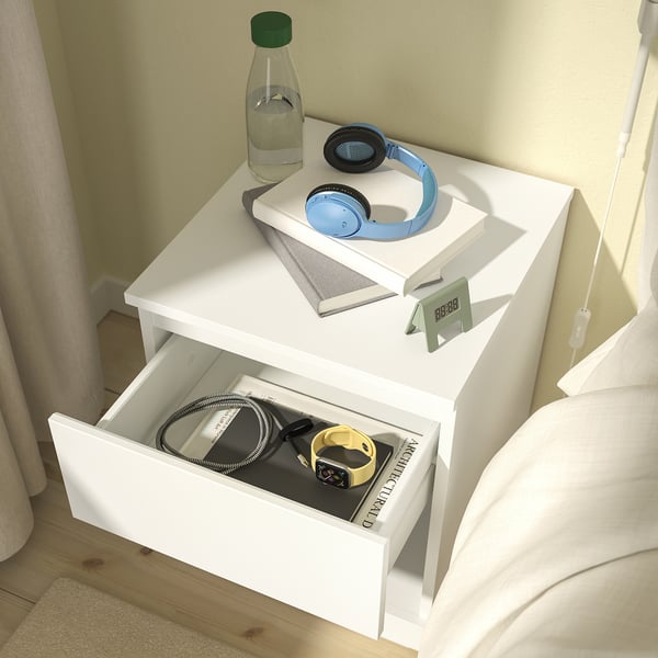LILLBERGET Nightstand, white, 15 3/4x16 1/2x19 1/4 "