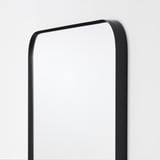 LINDBYN Mirror, black, 15 3/4x51 1/8 "