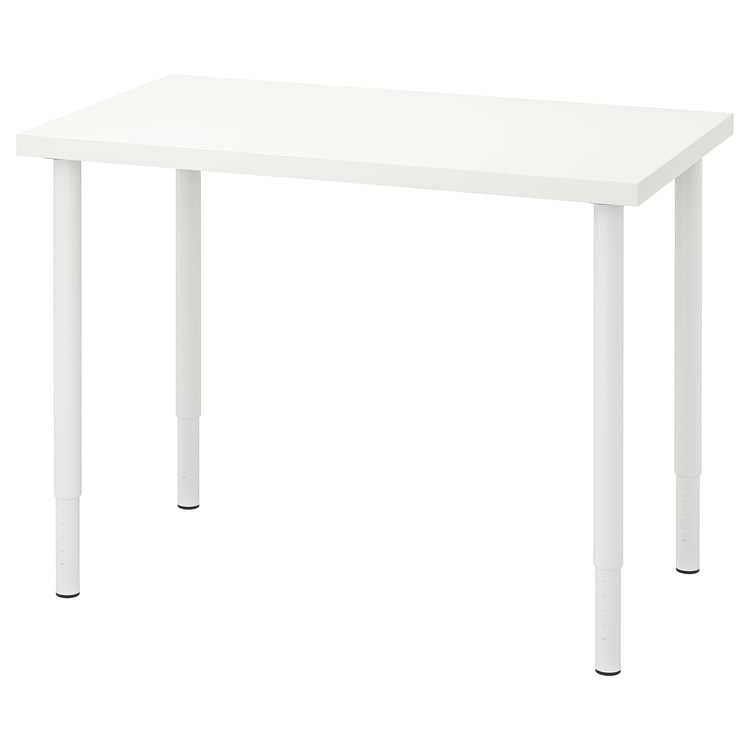 LINNMON / OLOV desk, white, 100x60 cm (393/8x235/8") IKEA CA