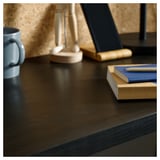 LINNMON Tabletop, black-brown, 39 3/8x17 3/4 "