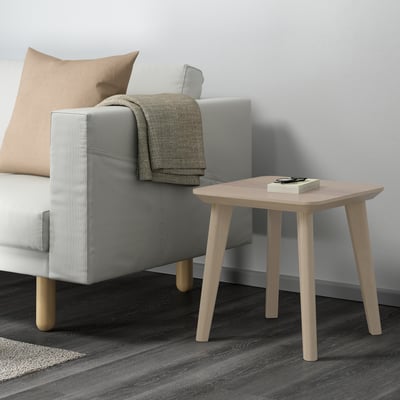 LISABO Side table, ash veneer, 17 3/4x17 3/4 "