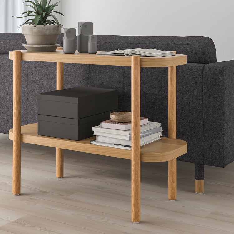 LISTERBY Console table, oak veneer, 361/4x15x28" (92x38x71 cm) - IKEA CA