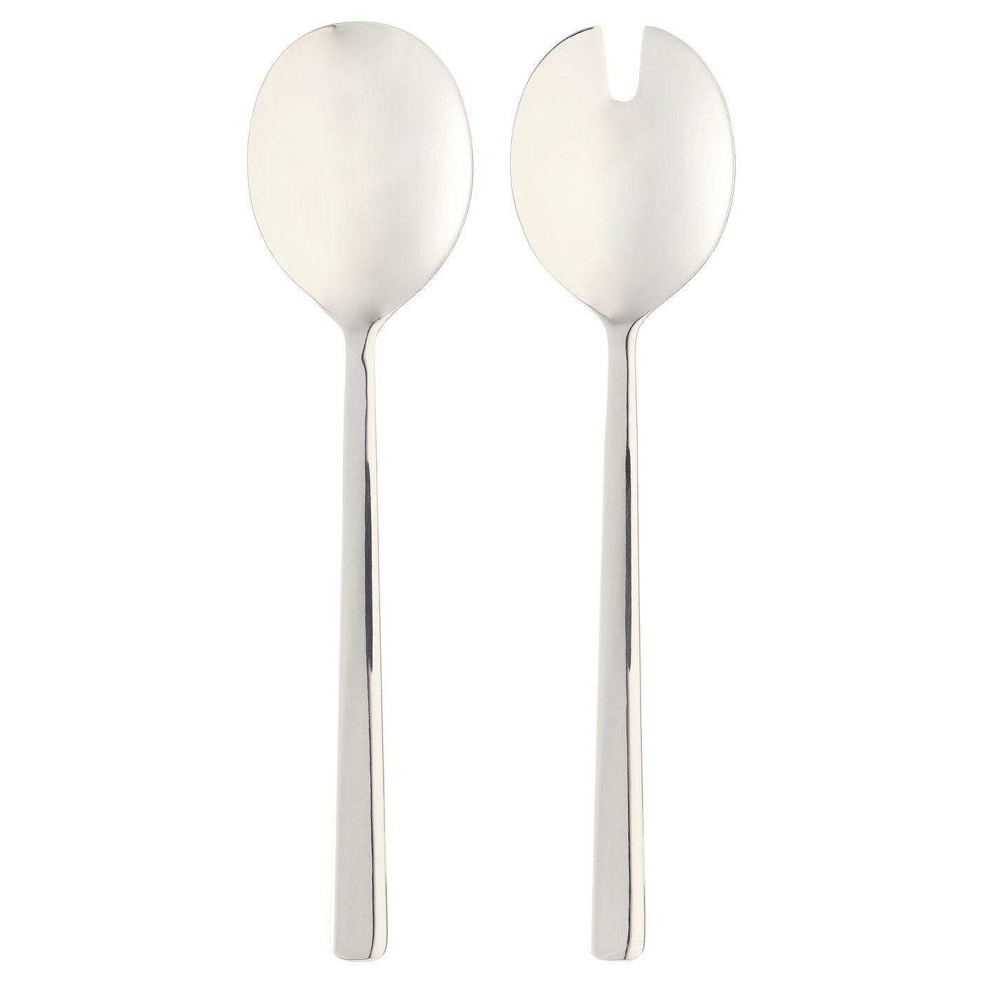 LÖFTESRIK 2piece salad serving set, stainless steel, 29 cm (11") IKEA CA